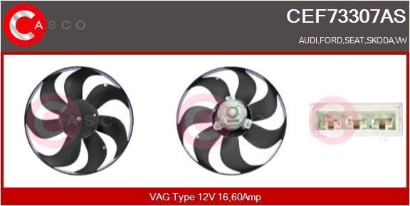 Casco CEF73307AS Вентилятор радіатора охолодження CEF73307AS: Купити в Україні - Добра ціна на EXIST.UA!