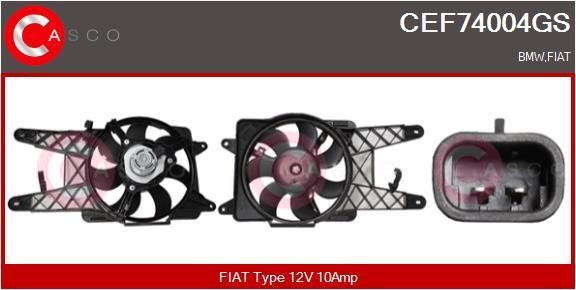 Casco CEF74004GS Електродвигун, вентилятор радіатора CEF74004GS: Купити в Україні - Добра ціна на EXIST.UA!