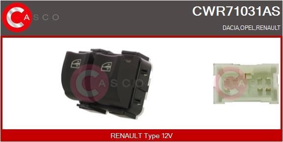 Casco CWR71031AS Блок кнопок склопідйомників CWR71031AS: Купити в Україні - Добра ціна на EXIST.UA!