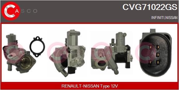 Casco CVG71022GS Клапан рециркуляції відпрацьованих газів EGR CVG71022GS: Купити в Україні - Добра ціна на EXIST.UA!