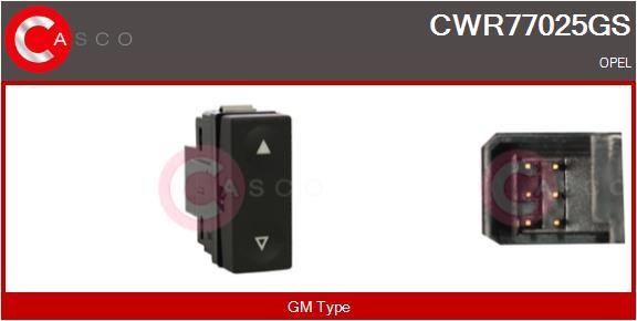 Casco CWR77025GS Кнопка склопідіймача CWR77025GS: Купити в Україні - Добра ціна на EXIST.UA!