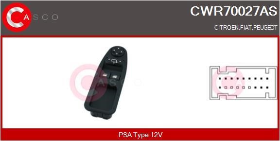 Casco CWR70027AS Блок кнопок склопідйомників CWR70027AS: Купити в Україні - Добра ціна на EXIST.UA!