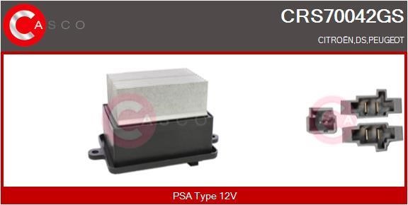 Casco CRS70042GS Резистор, компресор салону CRS70042GS: Купити в Україні - Добра ціна на EXIST.UA!