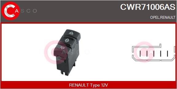 Casco CWR71006AS Блок кнопок склопідйомників CWR71006AS: Купити в Україні - Добра ціна на EXIST.UA!