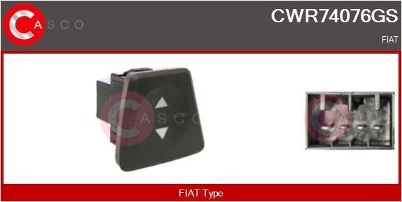 Casco CWR74076GS Кнопка склопідіймача CWR74076GS: Приваблива ціна - Купити в Україні на EXIST.UA!