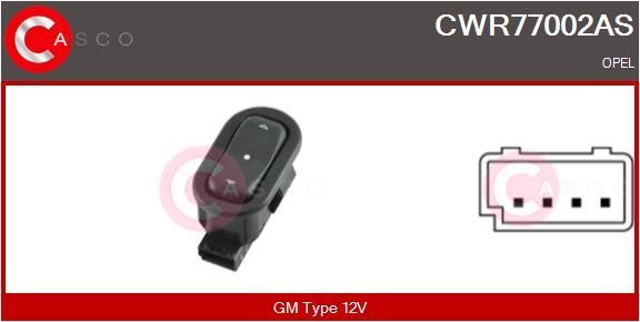 Casco CWR77002AS Кнопка склопідіймача CWR77002AS: Купити в Україні - Добра ціна на EXIST.UA!