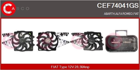 Casco CEF74041GS Електродвигун, вентилятор радіатора CEF74041GS: Купити в Україні - Добра ціна на EXIST.UA!