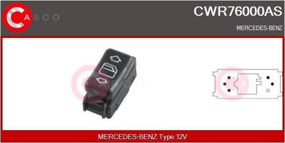 Casco CWR76000AS Кнопка склопідіймача CWR76000AS: Купити в Україні - Добра ціна на EXIST.UA!
