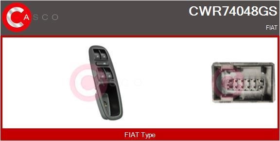 Casco CWR74048GS Кнопка склопідіймача CWR74048GS: Купити в Україні - Добра ціна на EXIST.UA!