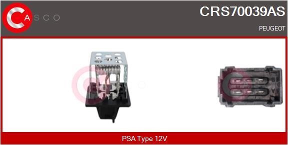 Casco CRS70039AS Резистор, компресор салону CRS70039AS: Купити в Україні - Добра ціна на EXIST.UA!