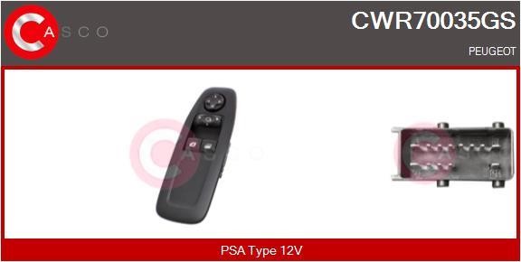 Casco CWR70035GS Блок кнопок склопідйомників CWR70035GS: Купити в Україні - Добра ціна на EXIST.UA!