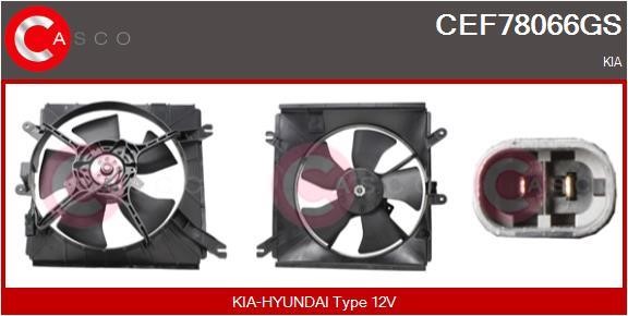 Casco CEF78066GS Електродвигун, вентилятор радіатора CEF78066GS: Купити в Україні - Добра ціна на EXIST.UA!