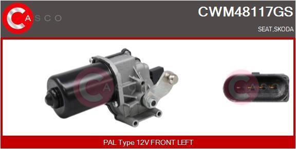 Casco CWM48117GS Двигун склоочисника CWM48117GS: Купити в Україні - Добра ціна на EXIST.UA!