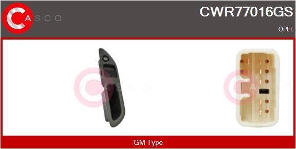 Casco CWR77016GS Кнопка склопідіймача CWR77016GS: Купити в Україні - Добра ціна на EXIST.UA!