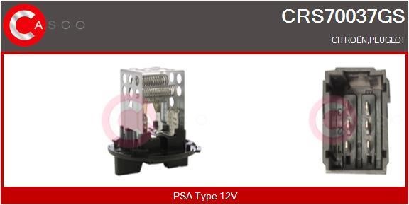 Casco CRS70037GS Резистор, компресор салону CRS70037GS: Купити в Україні - Добра ціна на EXIST.UA!