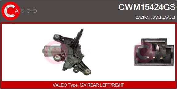 Casco CWM15424GS Двигун склоочисника CWM15424GS: Купити в Україні - Добра ціна на EXIST.UA!