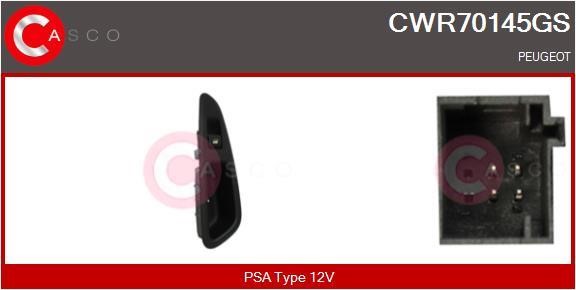 Casco CWR70145GS Кнопка склопідіймача CWR70145GS: Купити в Україні - Добра ціна на EXIST.UA!