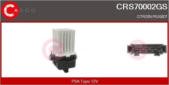 Casco CRS70002GS Резистор, компресор салону CRS70002GS: Купити в Україні - Добра ціна на EXIST.UA!