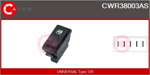 Casco CWR38003AS Кнопка склопідіймача CWR38003AS: Купити в Україні - Добра ціна на EXIST.UA!