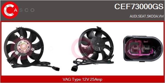 Casco CEF73000GS Електродвигун, вентилятор радіатора CEF73000GS: Купити в Україні - Добра ціна на EXIST.UA!