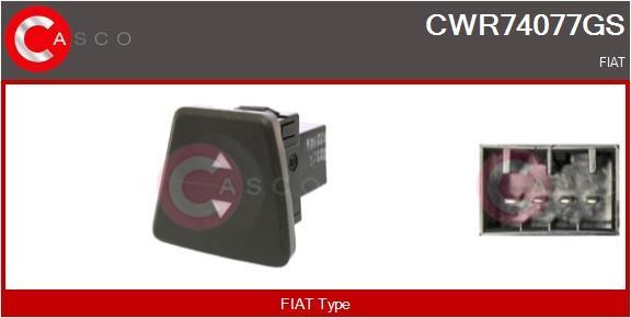 Casco CWR74077GS Кнопка склопідіймача CWR74077GS: Приваблива ціна - Купити в Україні на EXIST.UA!