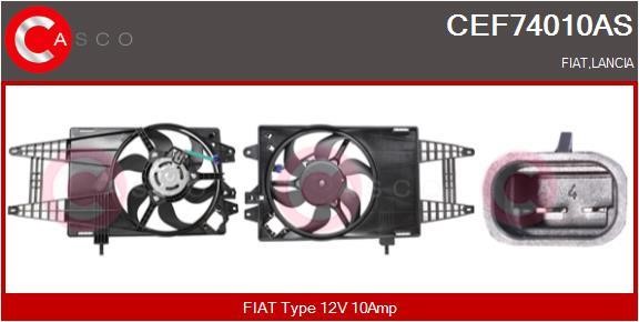 Casco CEF74010AS Електродвигун, вентилятор радіатора CEF74010AS: Купити в Україні - Добра ціна на EXIST.UA!
