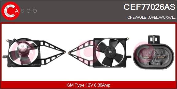 Casco CEF77026AS Електродвигун, вентилятор радіатора CEF77026AS: Купити в Україні - Добра ціна на EXIST.UA!