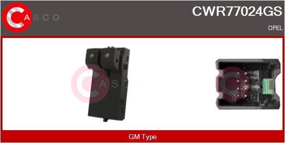 Casco CWR77024GS Блок кнопок склопідйомників CWR77024GS: Купити в Україні - Добра ціна на EXIST.UA!