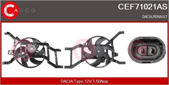 Casco CEF71021AS Електродвигун, вентилятор радіатора CEF71021AS: Купити в Україні - Добра ціна на EXIST.UA!