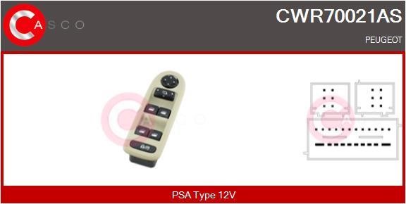 Casco CWR70021AS Блок кнопок склопідйомників CWR70021AS: Купити в Україні - Добра ціна на EXIST.UA!
