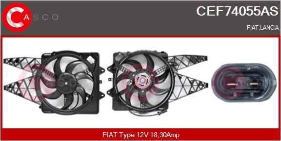 Casco CEF74055AS Електродвигун, вентилятор радіатора CEF74055AS: Купити в Україні - Добра ціна на EXIST.UA!