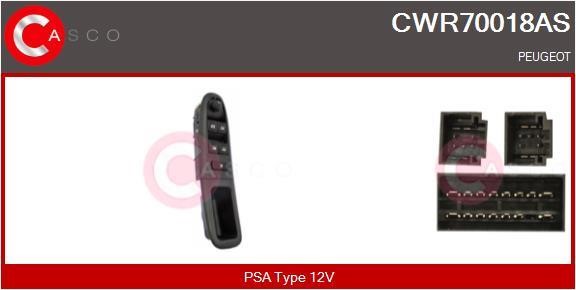 Casco CWR70018AS Блок кнопок склопідйомників CWR70018AS: Купити в Україні - Добра ціна на EXIST.UA!
