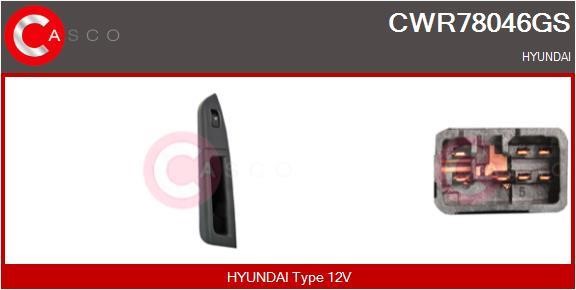 Casco CWR78046GS Кнопка склопідіймача CWR78046GS: Купити в Україні - Добра ціна на EXIST.UA!