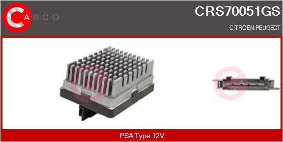 Casco CRS70051GS Резистор, компресор салону CRS70051GS: Купити в Україні - Добра ціна на EXIST.UA!