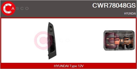 Casco CWR78048GS Кнопка склопідіймача CWR78048GS: Купити в Україні - Добра ціна на EXIST.UA!