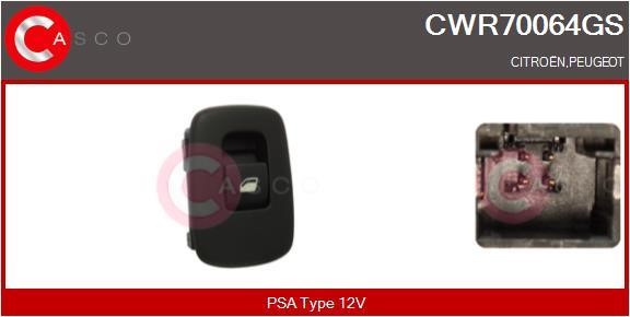 Casco CWR70064GS Кнопка склопідіймача CWR70064GS: Купити в Україні - Добра ціна на EXIST.UA!