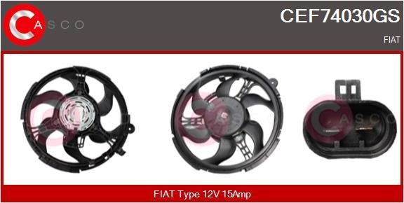 Casco CEF74030GS Електродвигун, вентилятор радіатора CEF74030GS: Купити в Україні - Добра ціна на EXIST.UA!