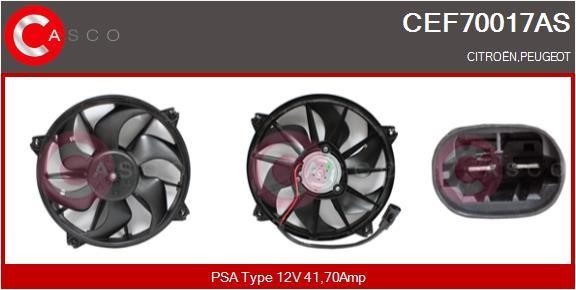 Casco CEF70017AS Електродвигун, вентилятор радіатора CEF70017AS: Купити в Україні - Добра ціна на EXIST.UA!