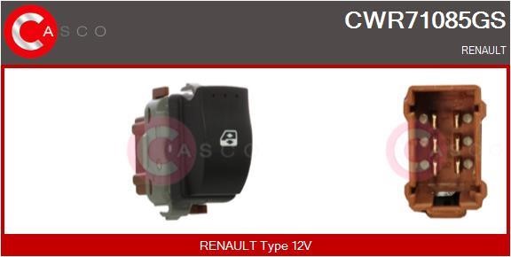 Casco CWR71085GS Кнопка склопідіймача CWR71085GS: Купити в Україні - Добра ціна на EXIST.UA!