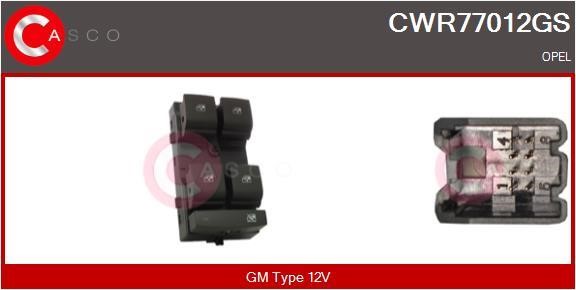 Casco CWR77012GS Блок кнопок склопідйомників CWR77012GS: Купити в Україні - Добра ціна на EXIST.UA!
