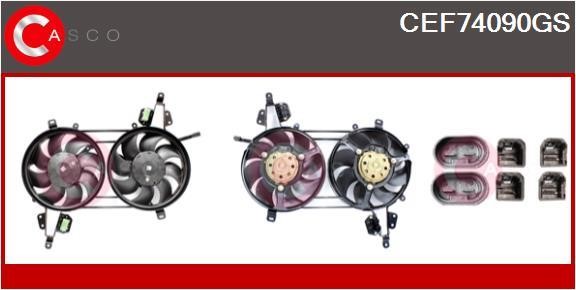Casco CEF74090GS Електродвигун, вентилятор радіатора CEF74090GS: Купити в Україні - Добра ціна на EXIST.UA!