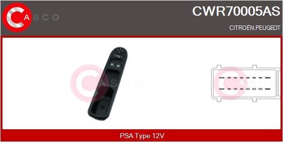 Casco CWR70005AS Блок кнопок склопідйомників CWR70005AS: Купити в Україні - Добра ціна на EXIST.UA!