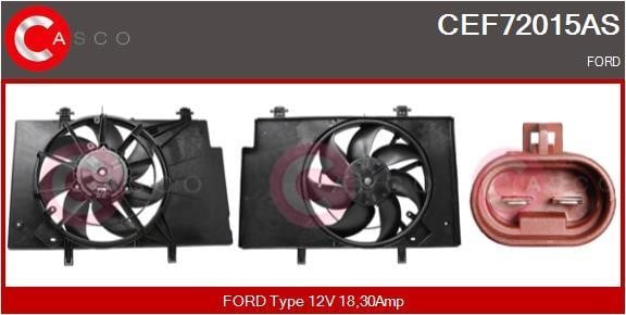 Casco CEF72015AS Електродвигун, вентилятор радіатора CEF72015AS: Купити в Україні - Добра ціна на EXIST.UA!