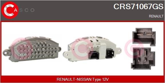 Casco CRS71067GS Резистор, компресор салону CRS71067GS: Купити в Україні - Добра ціна на EXIST.UA!
