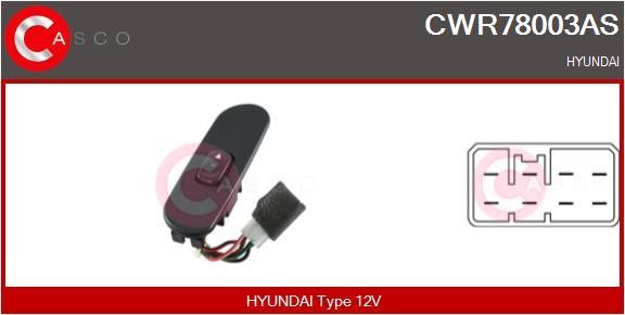 Casco CWR78003AS Кнопка склопідіймача CWR78003AS: Купити в Україні - Добра ціна на EXIST.UA!