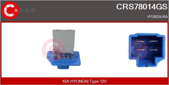 Casco CRS78014GS Резистор, компресор салону CRS78014GS: Купити в Україні - Добра ціна на EXIST.UA!