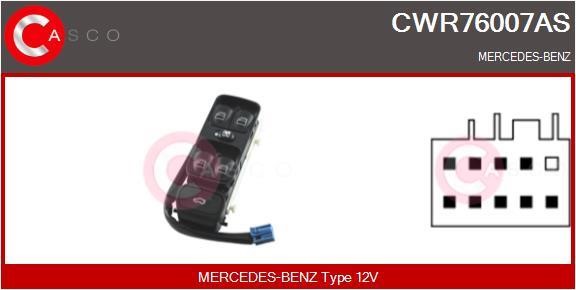Casco CWR76007AS Блок кнопок склопідйомників CWR76007AS: Купити в Україні - Добра ціна на EXIST.UA!