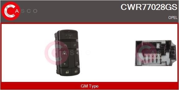 Casco CWR77028GS Блок кнопок склопідйомників CWR77028GS: Купити в Україні - Добра ціна на EXIST.UA!