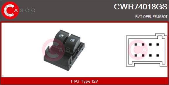 Casco CWR74018GS Блок кнопок склопідйомників CWR74018GS: Приваблива ціна - Купити в Україні на EXIST.UA!
