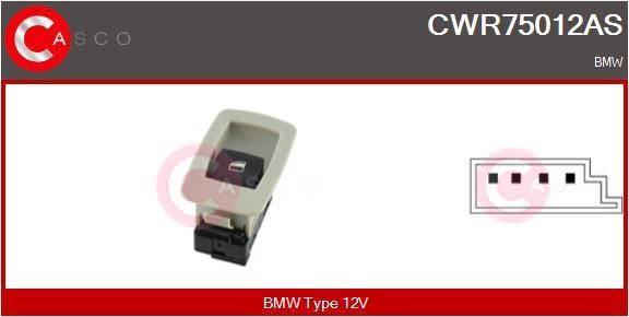 Casco CWR75012AS Кнопка склопідіймача CWR75012AS: Купити в Україні - Добра ціна на EXIST.UA!
